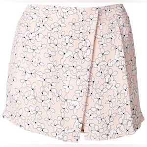 A.L.C. Silk Floral Printed Shorts Skort